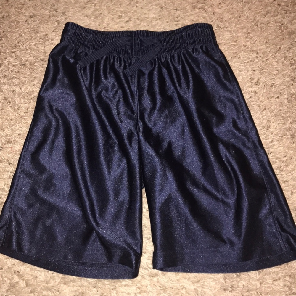 Navy blue boys athletic shorts- size 7/8
